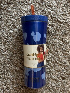 Contigo Ally Love AutoClose Shake & Go 20oz Tumbler-Blue (Stellar Jay)-NEW